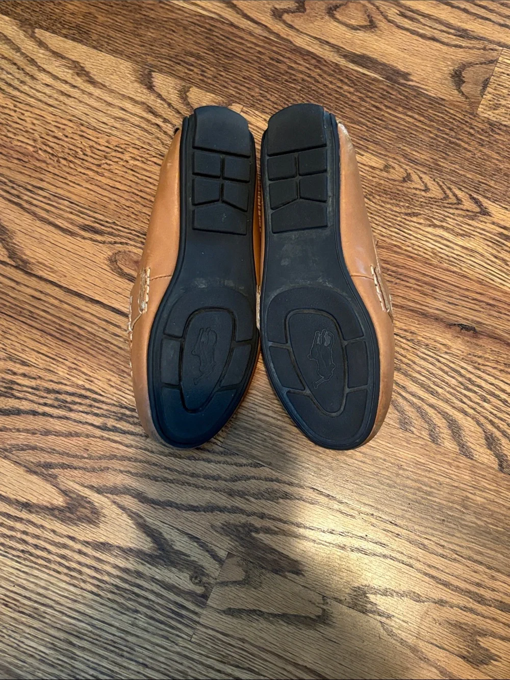 Polo Ralph Lauren Kids Telly Leather Penny Loafers - Tan - Size 13.5 Little Kid